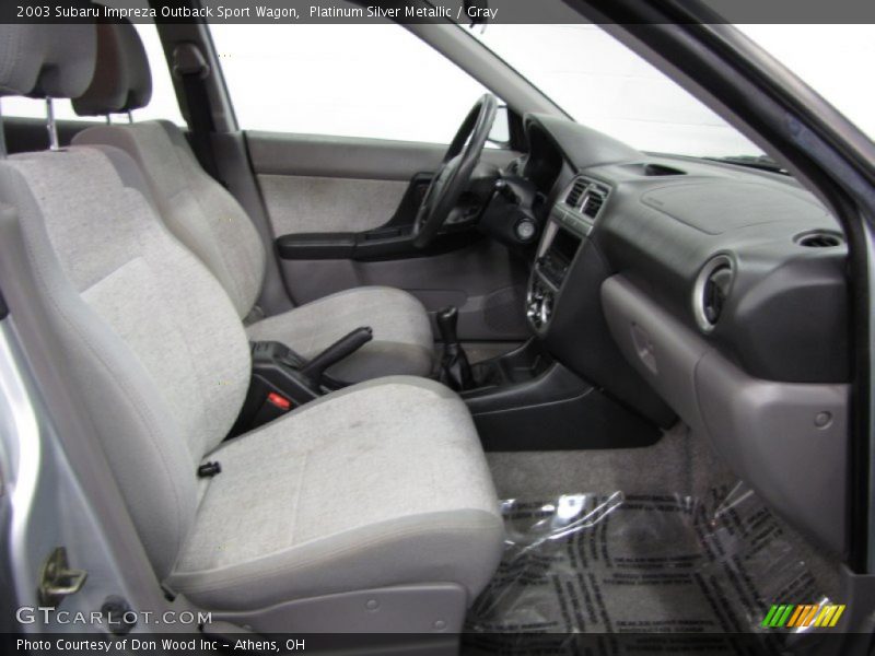 Platinum Silver Metallic / Gray 2003 Subaru Impreza Outback Sport Wagon