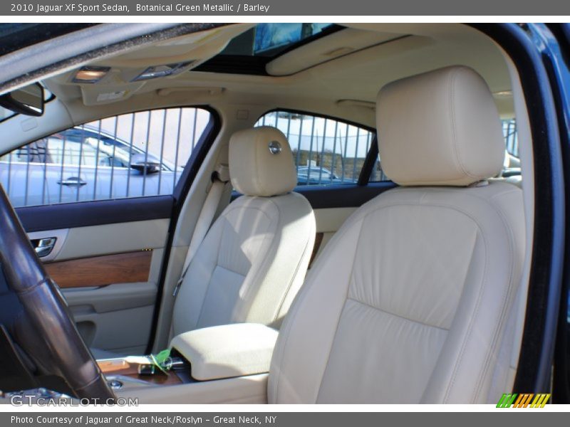 Botanical Green Metallic / Barley 2010 Jaguar XF Sport Sedan