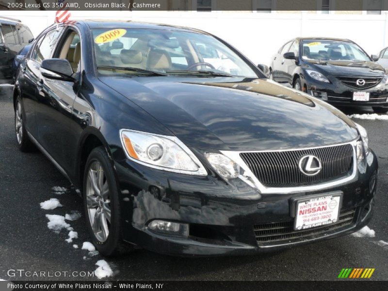 Obsidian Black / Cashmere 2009 Lexus GS 350 AWD