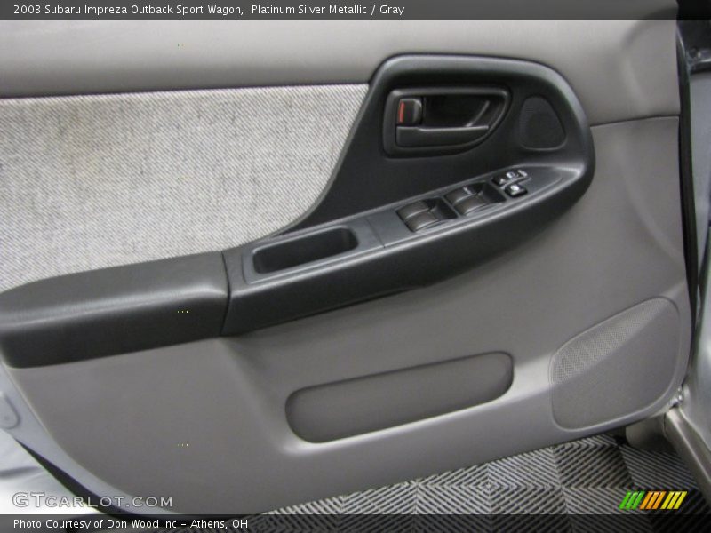 Platinum Silver Metallic / Gray 2003 Subaru Impreza Outback Sport Wagon