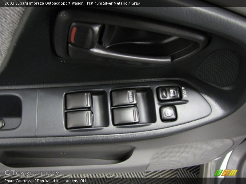 Platinum Silver Metallic / Gray 2003 Subaru Impreza Outback Sport Wagon