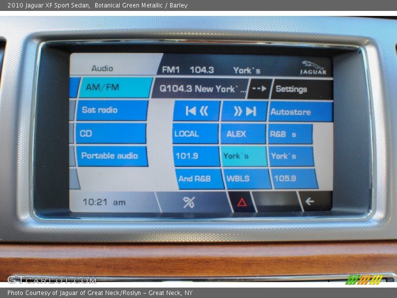 Botanical Green Metallic / Barley 2010 Jaguar XF Sport Sedan