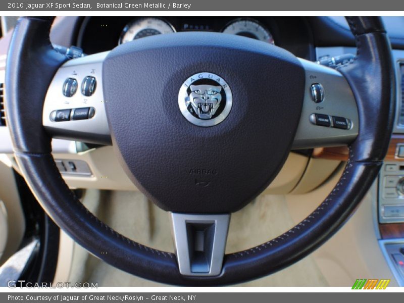 Botanical Green Metallic / Barley 2010 Jaguar XF Sport Sedan