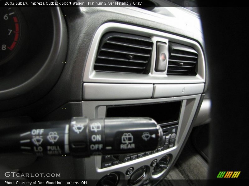 Platinum Silver Metallic / Gray 2003 Subaru Impreza Outback Sport Wagon