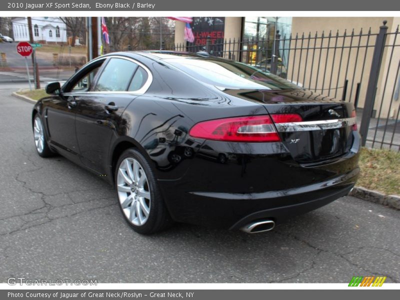 Ebony Black / Barley 2010 Jaguar XF Sport Sedan