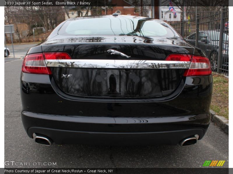 Ebony Black / Barley 2010 Jaguar XF Sport Sedan
