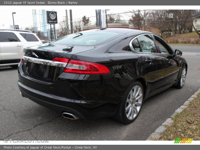 Ebony Black / Barley 2010 Jaguar XF Sport Sedan