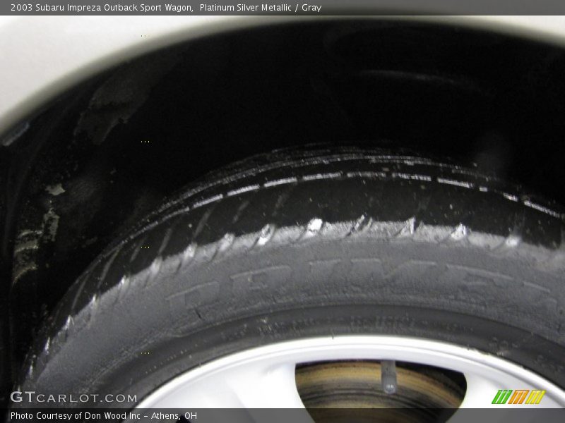 Platinum Silver Metallic / Gray 2003 Subaru Impreza Outback Sport Wagon