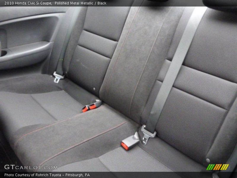 Polished Metal Metallic / Black 2010 Honda Civic Si Coupe