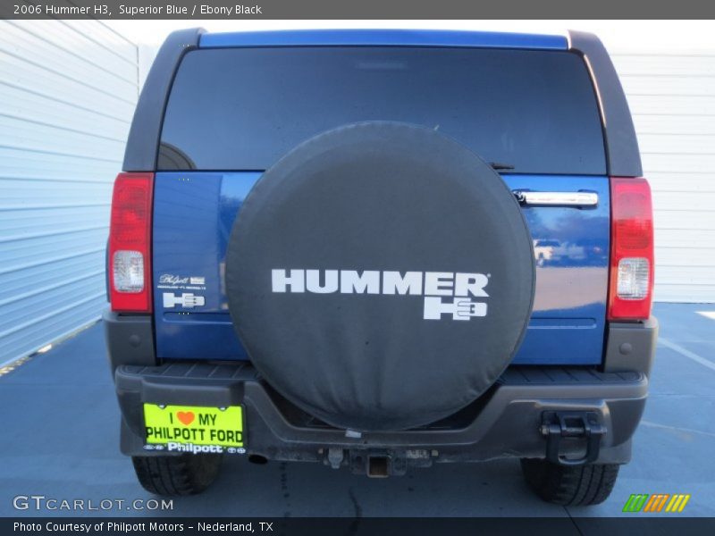 Superior Blue / Ebony Black 2006 Hummer H3