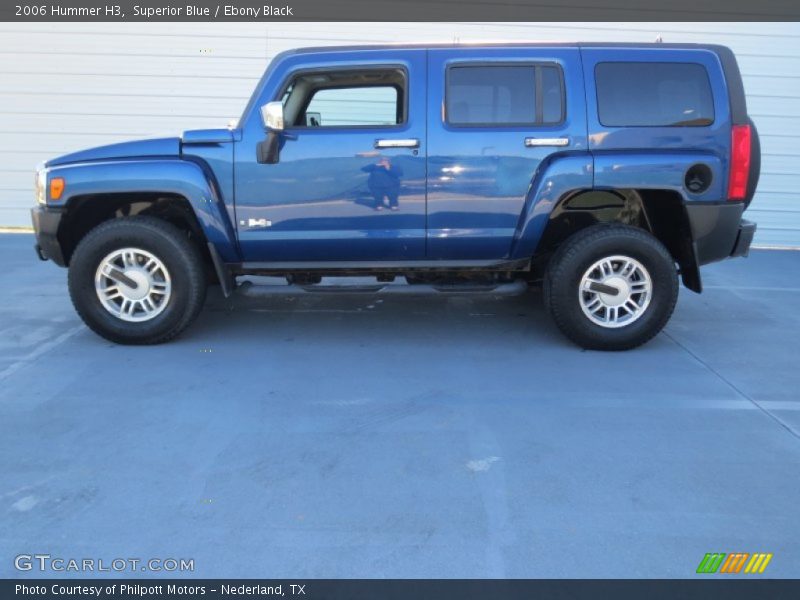 Superior Blue / Ebony Black 2006 Hummer H3