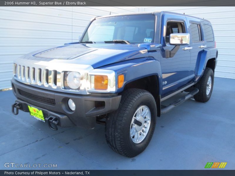 Superior Blue / Ebony Black 2006 Hummer H3