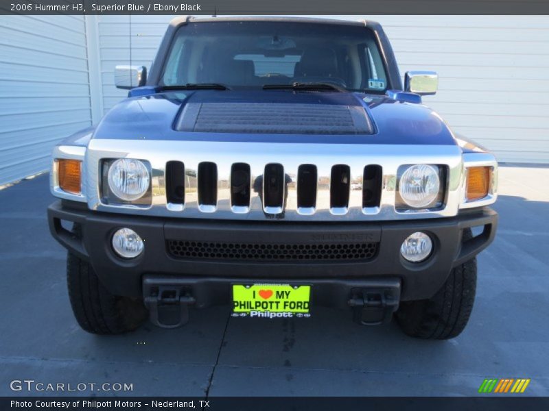 Superior Blue / Ebony Black 2006 Hummer H3