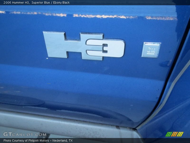 Superior Blue / Ebony Black 2006 Hummer H3