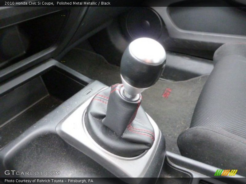 Polished Metal Metallic / Black 2010 Honda Civic Si Coupe