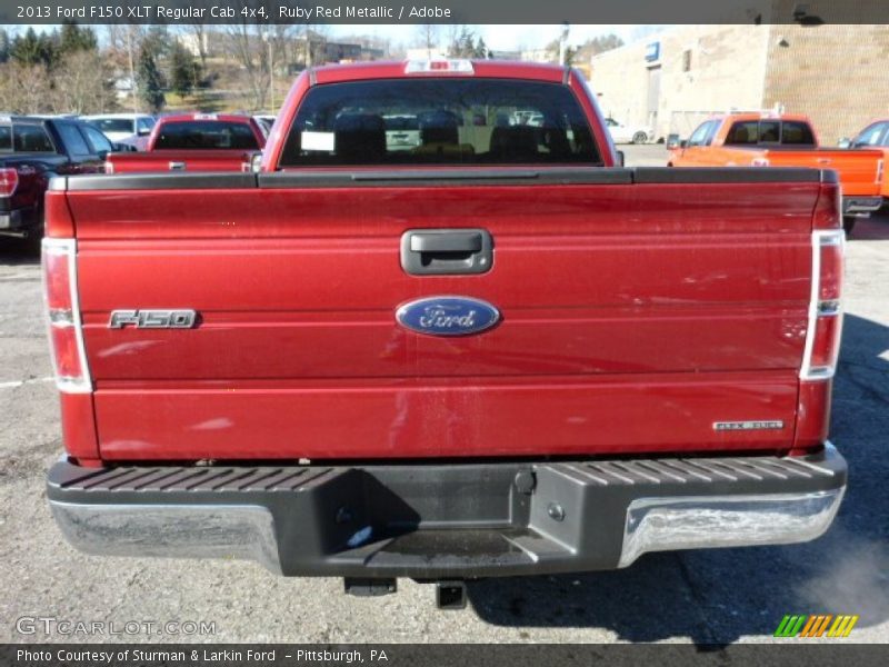 Ruby Red Metallic / Adobe 2013 Ford F150 XLT Regular Cab 4x4