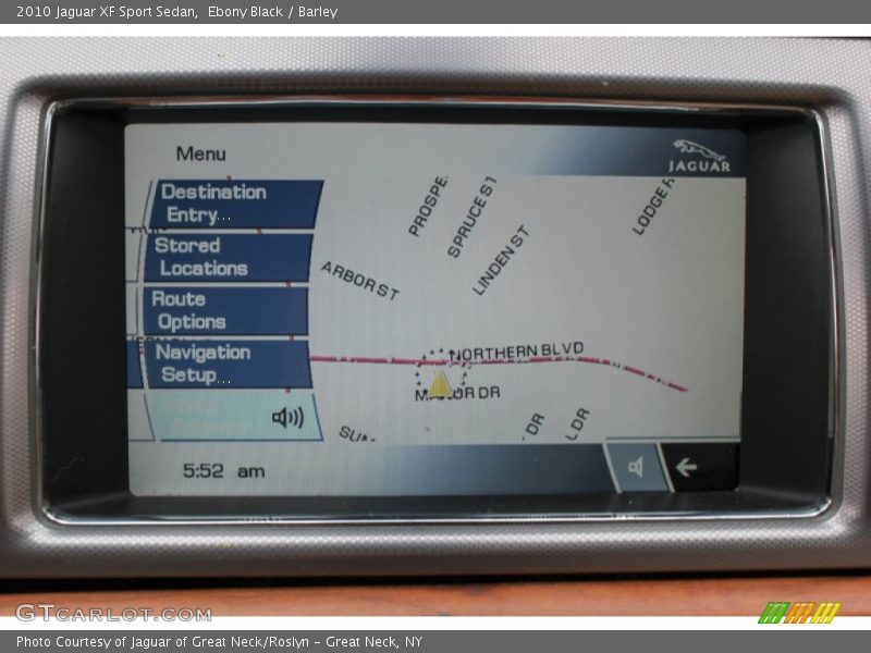 Navigation of 2010 XF Sport Sedan