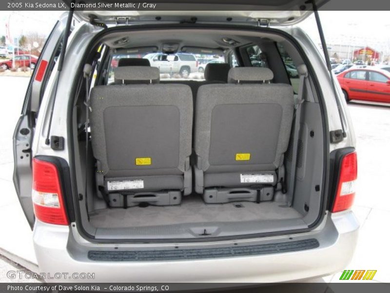 Diamond Silver Metallic / Gray 2005 Kia Sedona LX