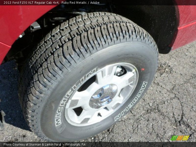 Ruby Red Metallic / Adobe 2013 Ford F150 XLT Regular Cab 4x4