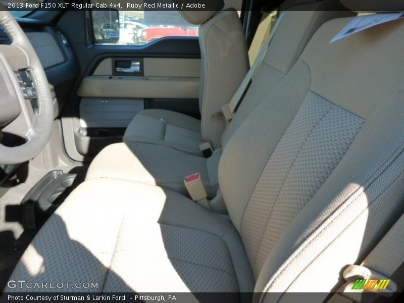 Ruby Red Metallic / Adobe 2013 Ford F150 XLT Regular Cab 4x4