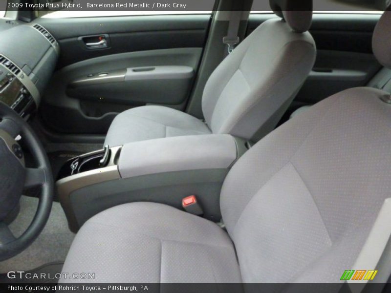 Barcelona Red Metallic / Dark Gray 2009 Toyota Prius Hybrid