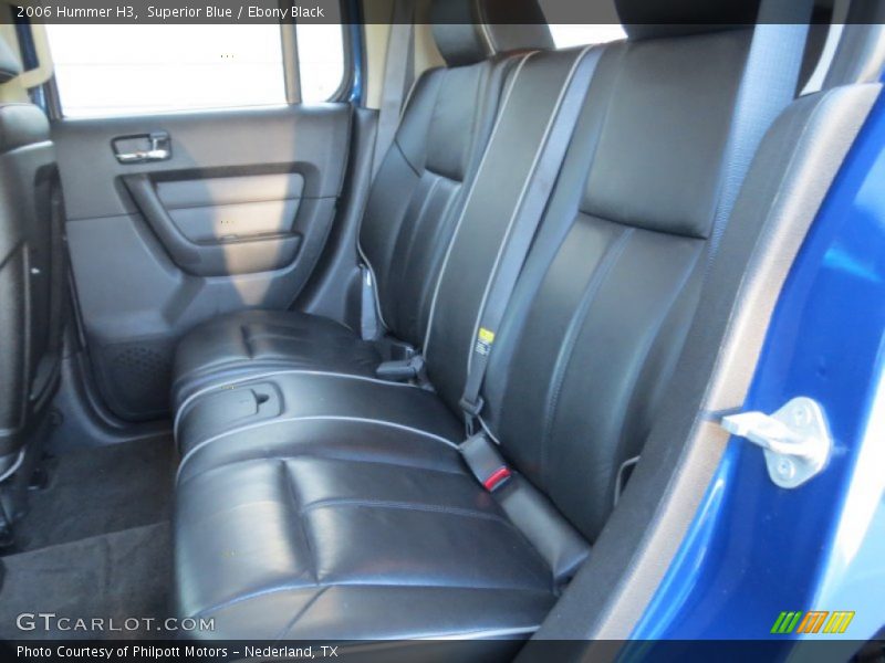 Rear Seat of 2006 H3 