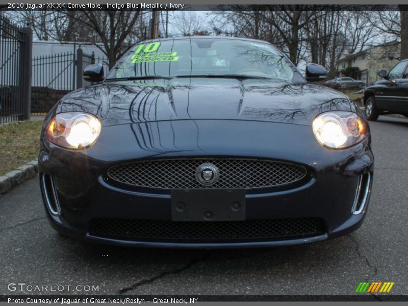 Indigo Blue Metallic / Ivory 2010 Jaguar XK XK Convertible