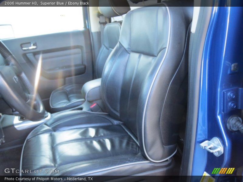 Front Seat of 2006 H3 