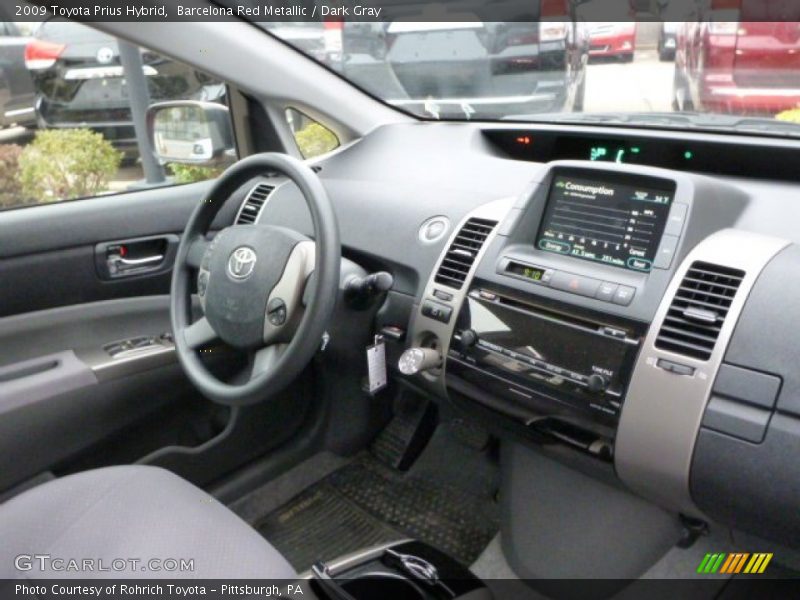 Barcelona Red Metallic / Dark Gray 2009 Toyota Prius Hybrid