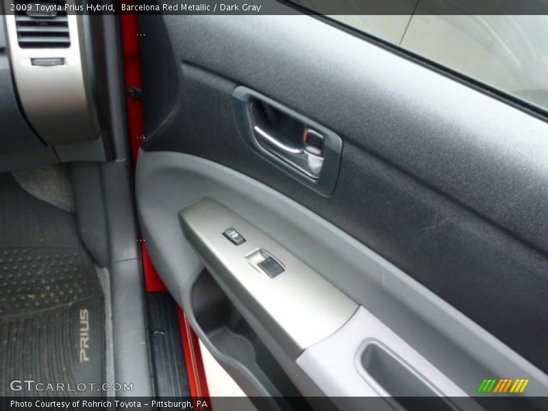 Barcelona Red Metallic / Dark Gray 2009 Toyota Prius Hybrid