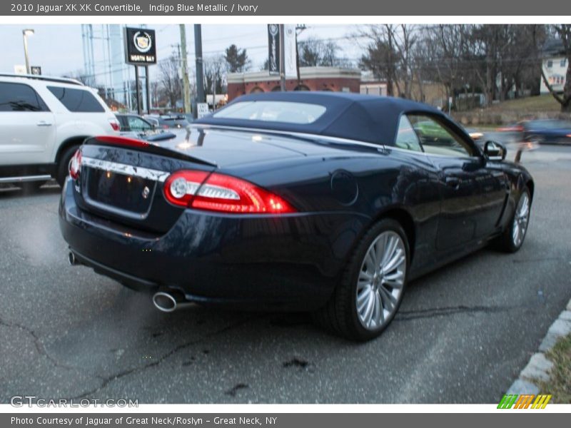 Indigo Blue Metallic / Ivory 2010 Jaguar XK XK Convertible