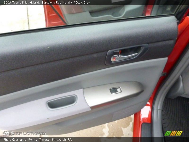 Barcelona Red Metallic / Dark Gray 2009 Toyota Prius Hybrid