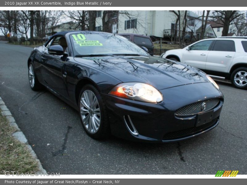 Indigo Blue Metallic / Ivory 2010 Jaguar XK XK Convertible