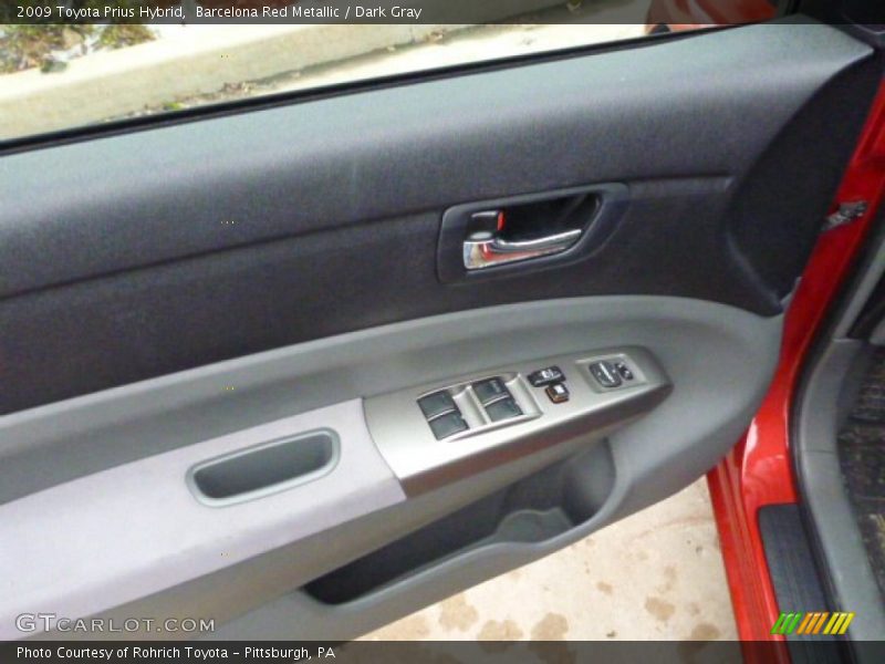 Barcelona Red Metallic / Dark Gray 2009 Toyota Prius Hybrid