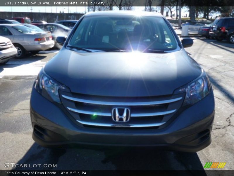 Polished Metal Metallic / Gray 2013 Honda CR-V LX AWD