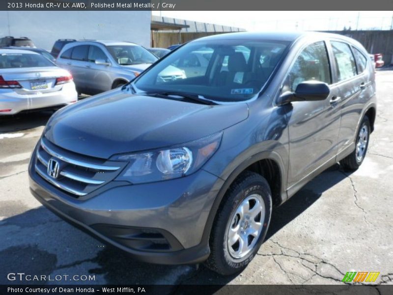 Polished Metal Metallic / Gray 2013 Honda CR-V LX AWD