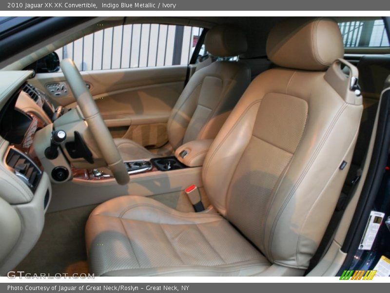 Indigo Blue Metallic / Ivory 2010 Jaguar XK XK Convertible