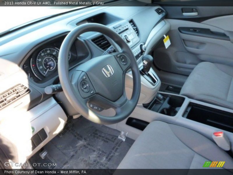 Polished Metal Metallic / Gray 2013 Honda CR-V LX AWD