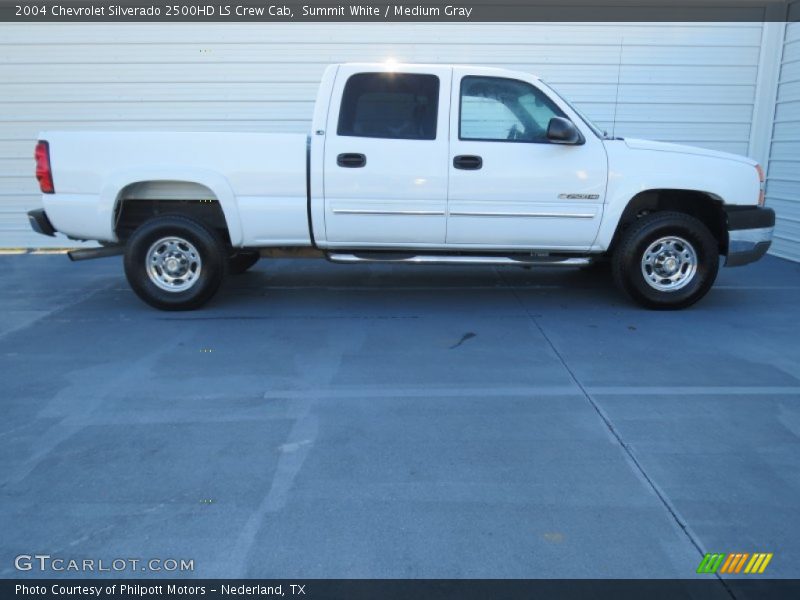 Summit White / Medium Gray 2004 Chevrolet Silverado 2500HD LS Crew Cab