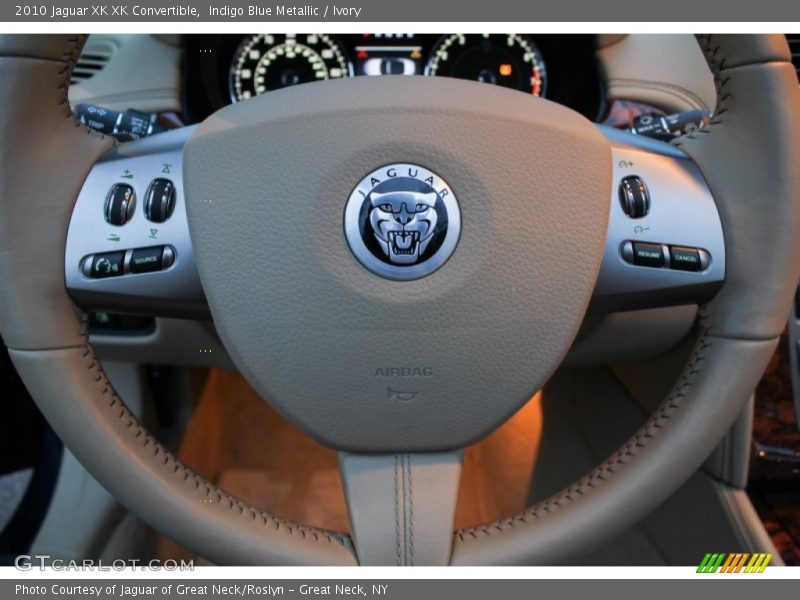 Indigo Blue Metallic / Ivory 2010 Jaguar XK XK Convertible