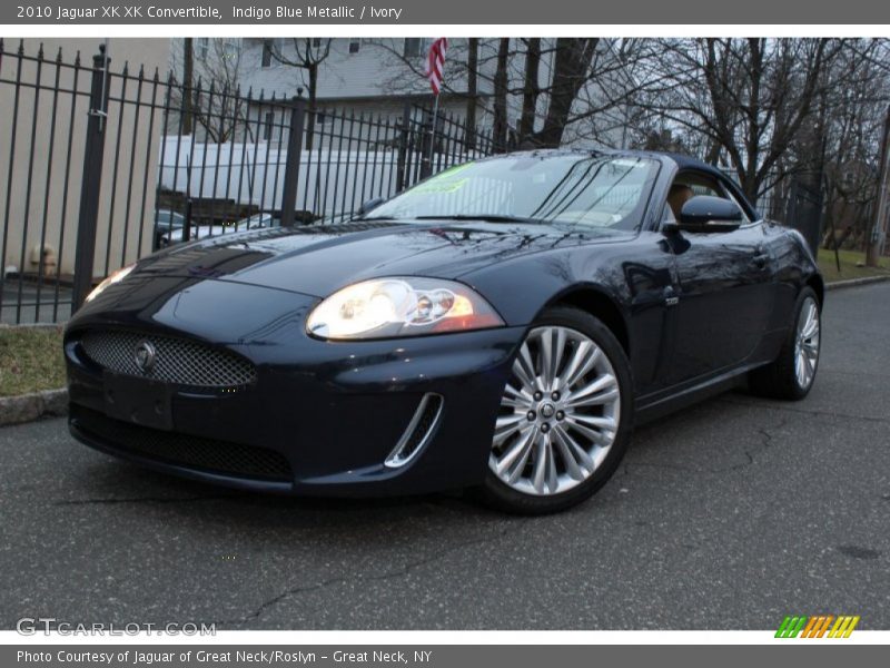 Indigo Blue Metallic / Ivory 2010 Jaguar XK XK Convertible