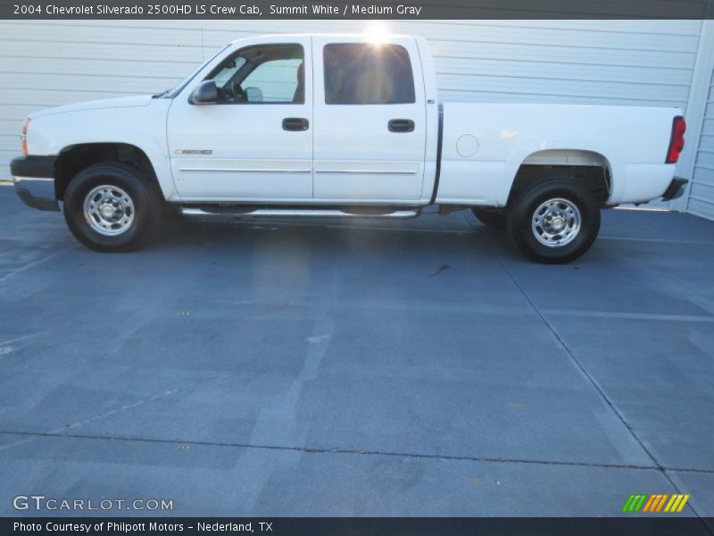Summit White / Medium Gray 2004 Chevrolet Silverado 2500HD LS Crew Cab