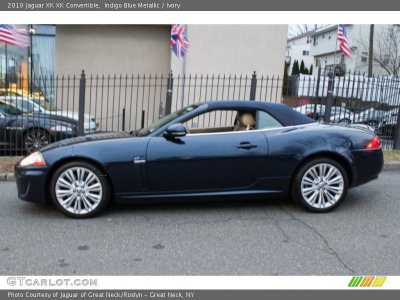 Indigo Blue Metallic / Ivory 2010 Jaguar XK XK Convertible