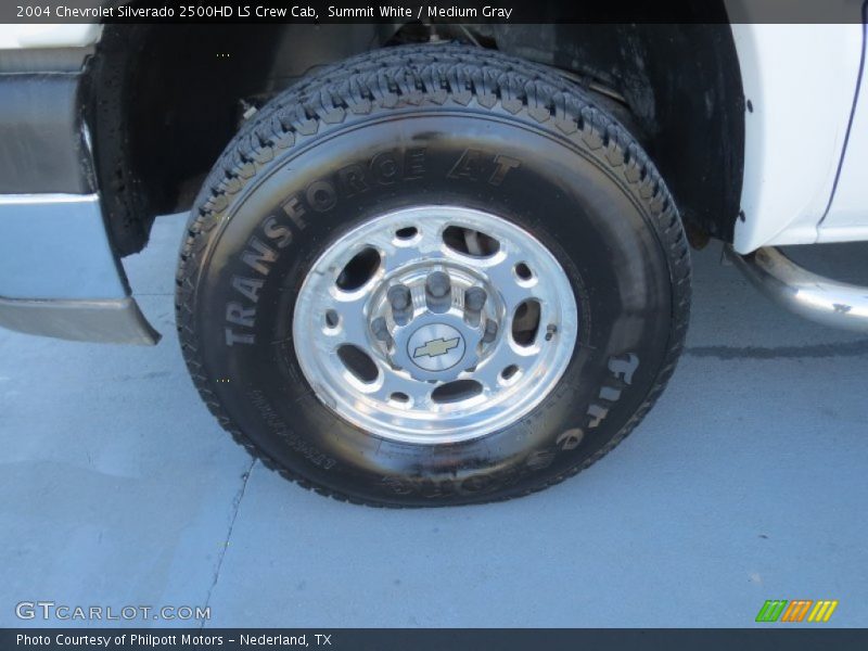 Summit White / Medium Gray 2004 Chevrolet Silverado 2500HD LS Crew Cab
