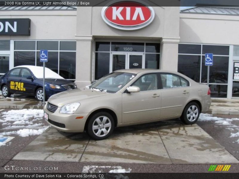 Light Almond Beige / Beige 2008 Kia Optima LX
