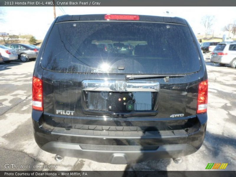 Crystal Black Pearl / Gray 2013 Honda Pilot EX-L 4WD