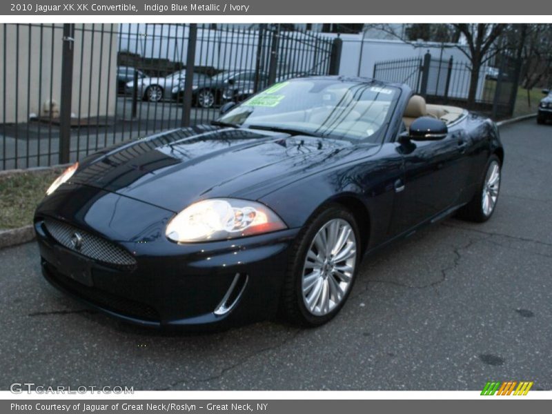 Indigo Blue Metallic / Ivory 2010 Jaguar XK XK Convertible