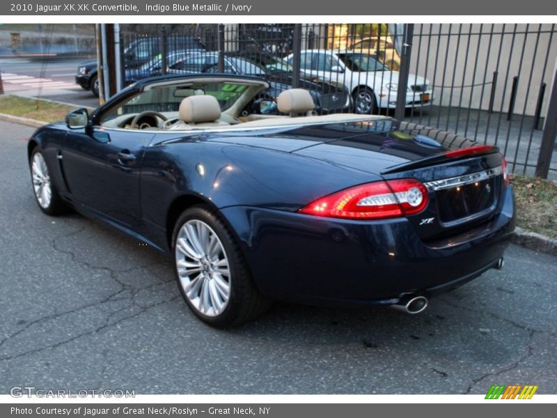 Indigo Blue Metallic / Ivory 2010 Jaguar XK XK Convertible