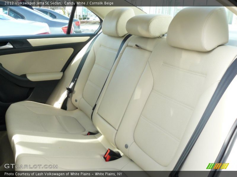 Candy White / Cornsilk Beige 2012 Volkswagen Jetta SE Sedan