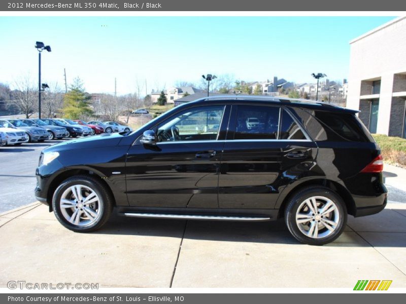 Black / Black 2012 Mercedes-Benz ML 350 4Matic